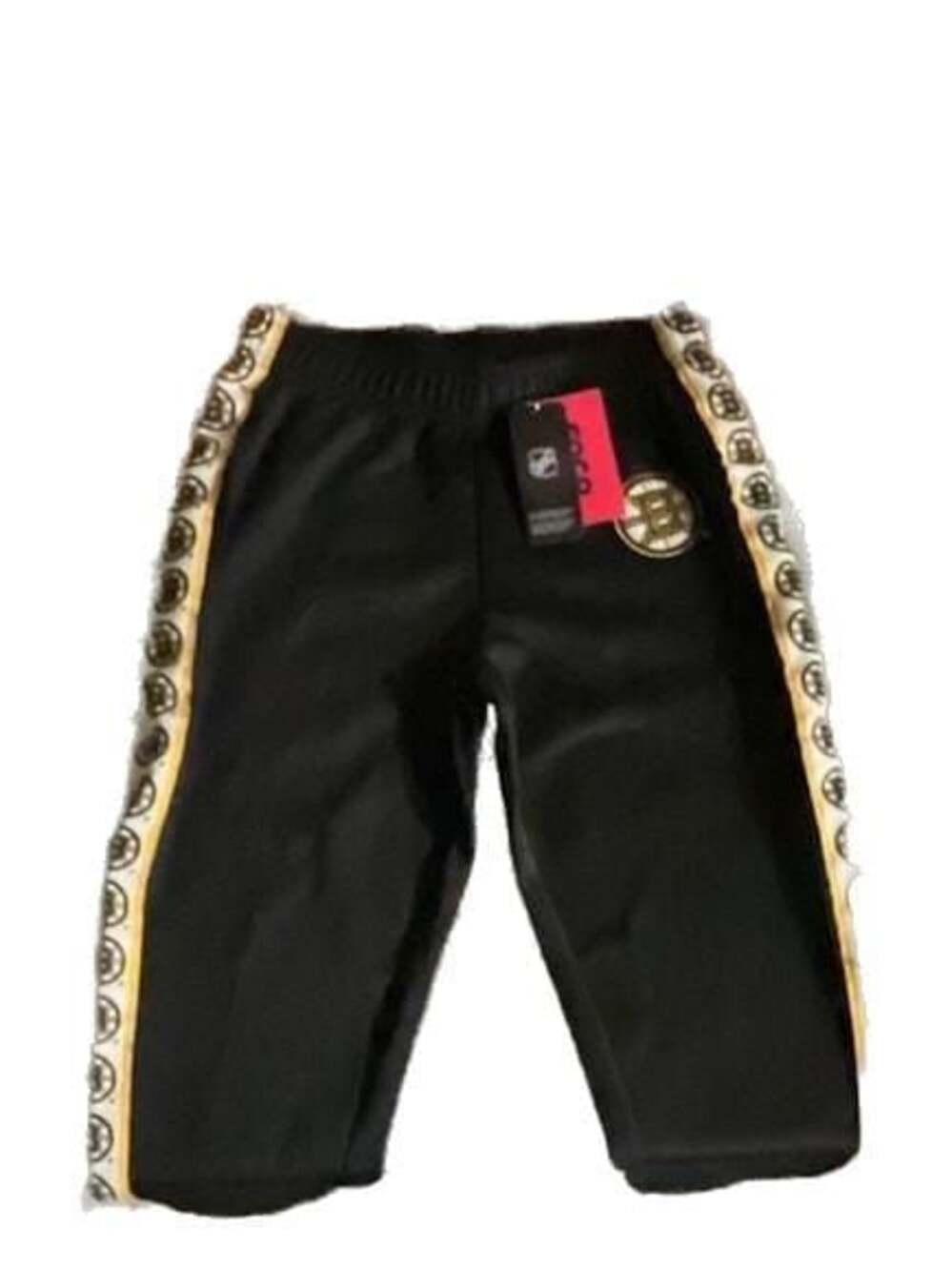 FOCO NHL Boston Bruins Team Logo Stripe Track Pants